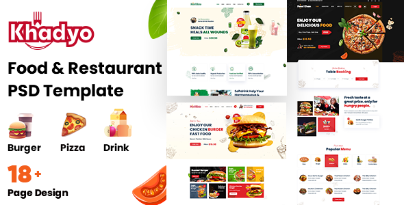 Khadyo - Restaurant - ThemeForest 29518384