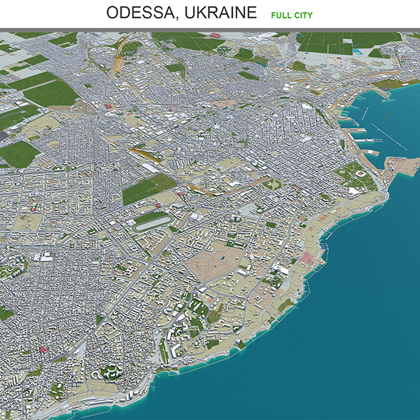 Odessa city Ukraine - 3Docean 29554808