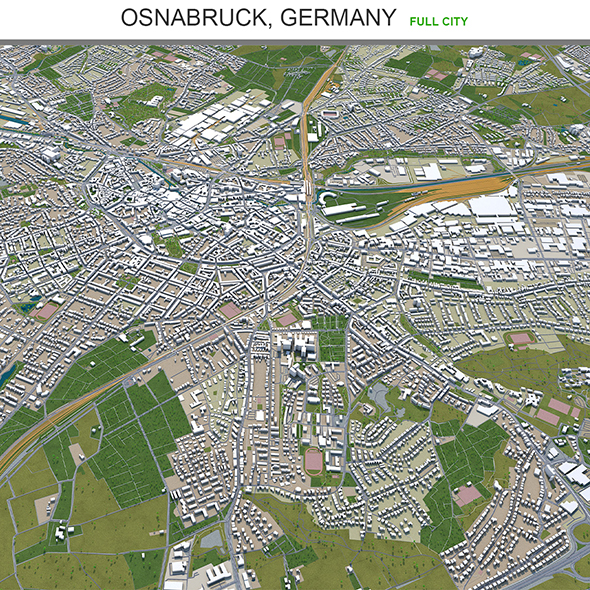 Osnabruck city Germany - 3Docean 29555499