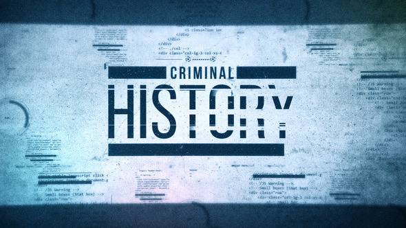 Criminal History Trailer - VideoHive 29557198