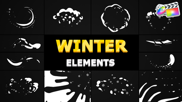 Snow Motion Elements | FCPX