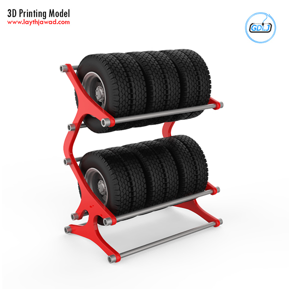 Tyre Rack 3D - 3Docean 29557709