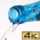 Pouring Drinking Water out of a Blue Bottle - VideoHive Item for Sale