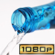 Pouring Drinking Water out of a Blue Bottle - VideoHive Item for Sale