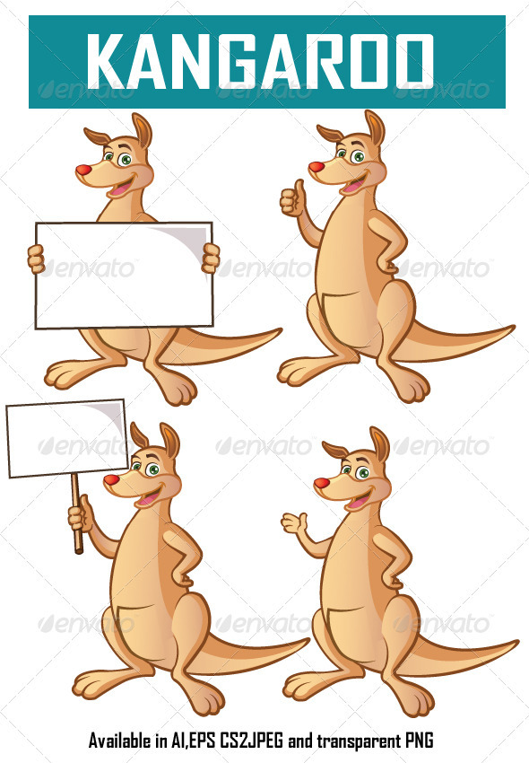 Kangaroo - Animals Characters