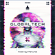 Global Tech - Music Album Cover Abstract Artwork Template