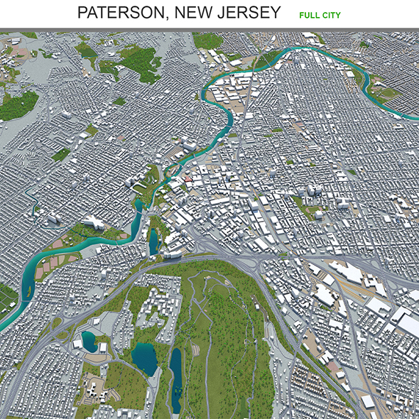 Paterson city New - 3Docean 29563757