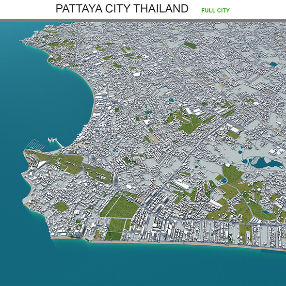 Pattaya City Thailand - 3Docean 29563795