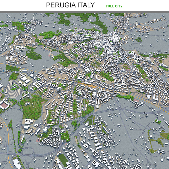 Perugia city Italy - 3Docean 29563933