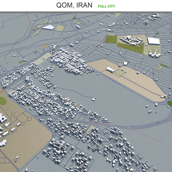 Qom city Iran - 3Docean 29563950