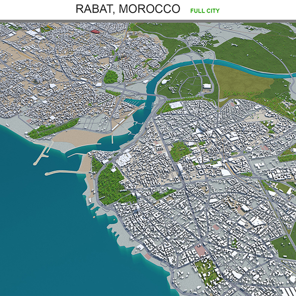 Rabat city Morocco - 3Docean 29565233