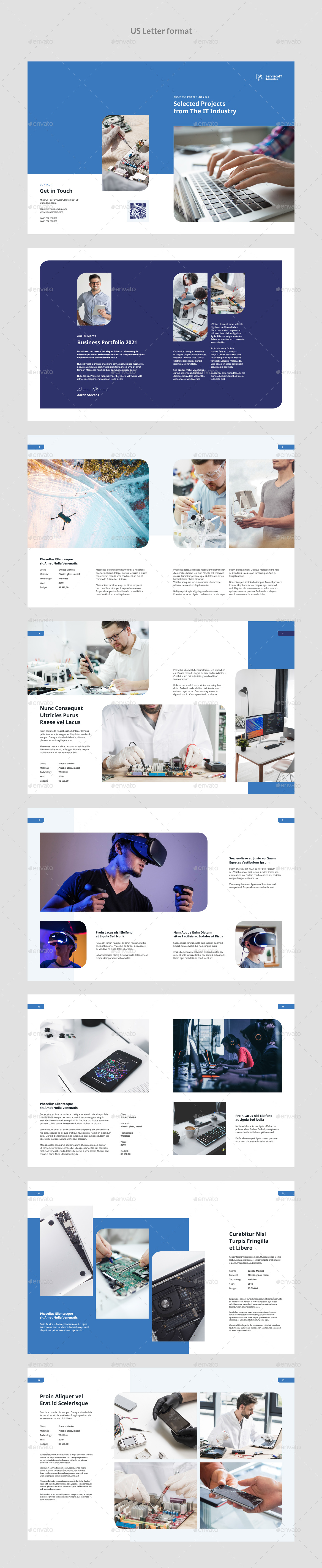 IT Services – Portfolio, Print Templates | GraphicRiver