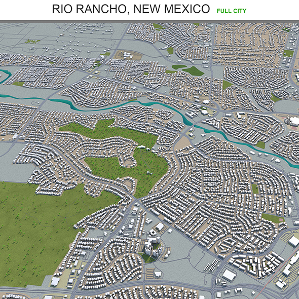 Rio Rancho city - 3Docean 29565427