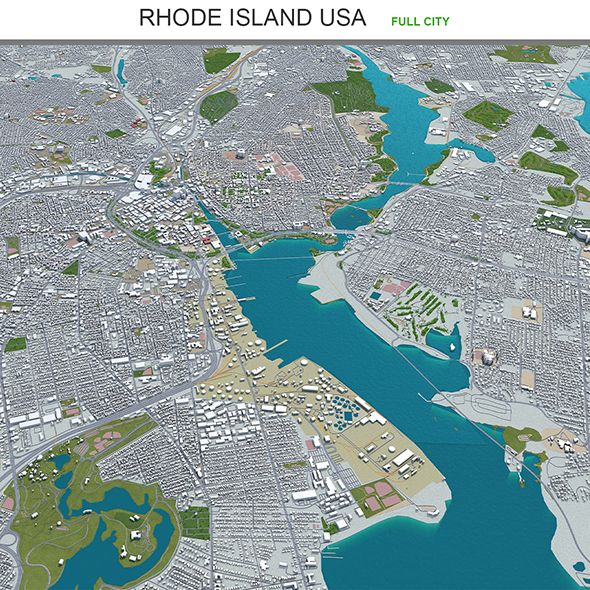 Rhode city Island - 3Docean 29566586