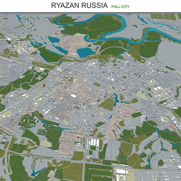 Ryazan city Russia - 3Docean 29566851