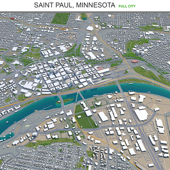 Saint Paul city - 3Docean 29566966