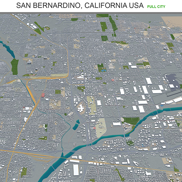 San Bernardino city - 3Docean 29567101