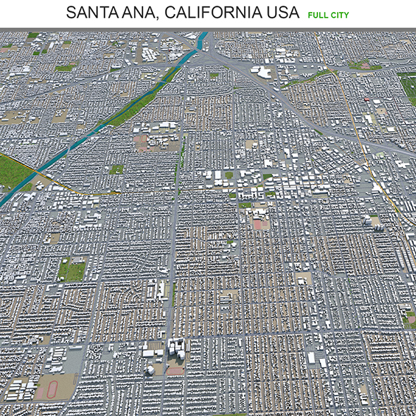 Santa Ana city - 3Docean 29567225