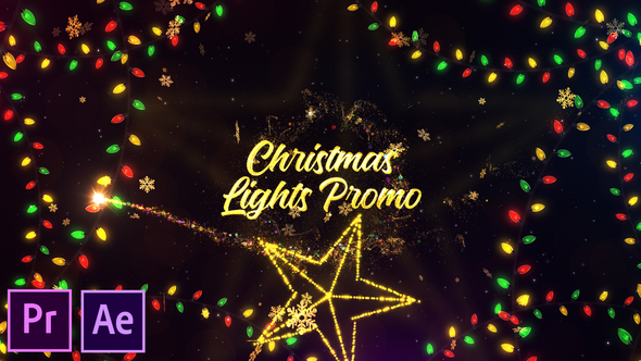 Christmas Lights Promo - Premiere Pro
