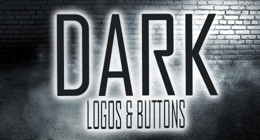 Dark Cinematic Logos & Buttons