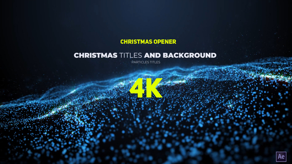 Particle Christmas - VideoHive 29582933
