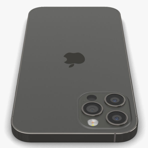 Apple Iphone 12 Pro Max Graphite By Humster3d 3docean
