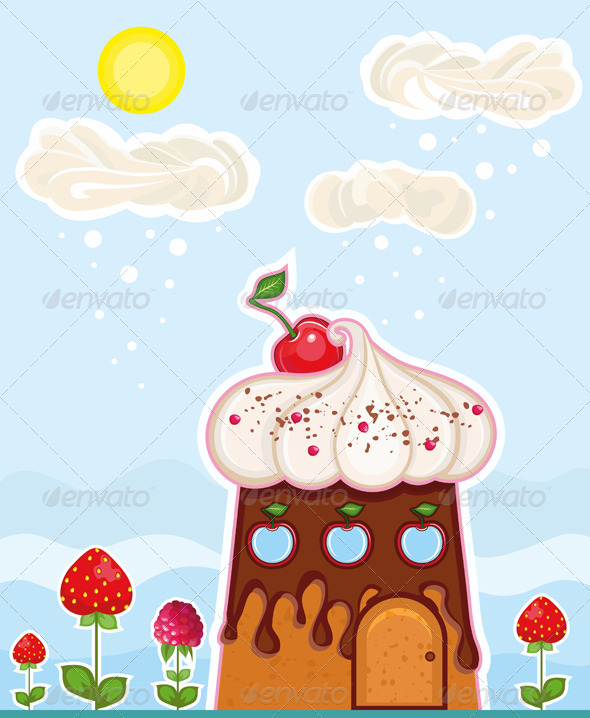 Home Sweet Cake - Objects Vectors