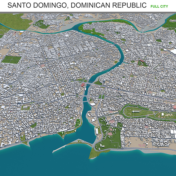 Santo Domingo city - 3Docean 29586363