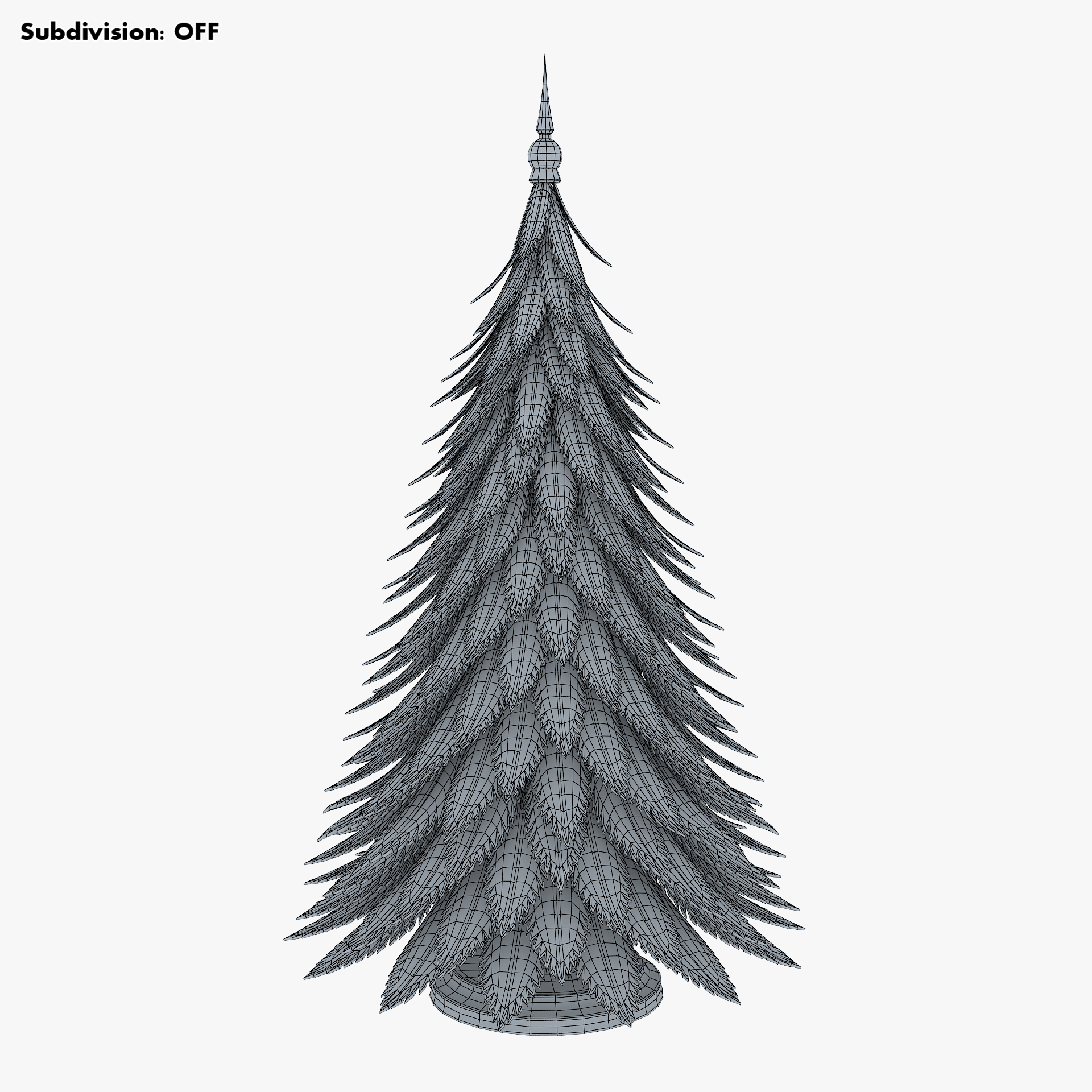 Cartoon Christmas Tree v 1 by Zurel | 3DOcean