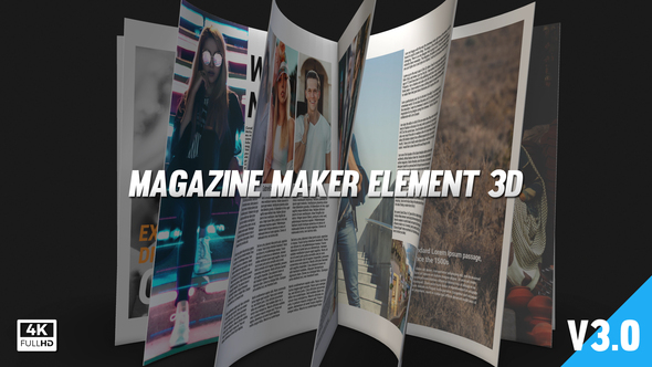 Magazine Maker Element - VideoHive 19627387