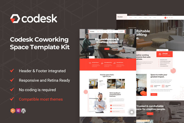 Codesk - Coworking - ThemeForest 29589720