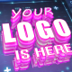Retro Digital Neon Logo - VideoHive Item for Sale