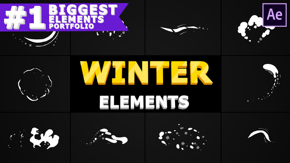Winter Elements Pack | After Effects