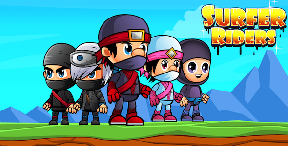 Surfer Riders + Unity Games + IOS + Android