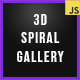 3D Spiral Gallery - Advanced Media Gallery