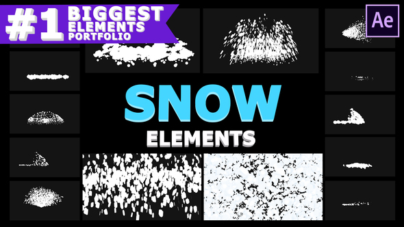 Cartoon Snowflakes | After Effects