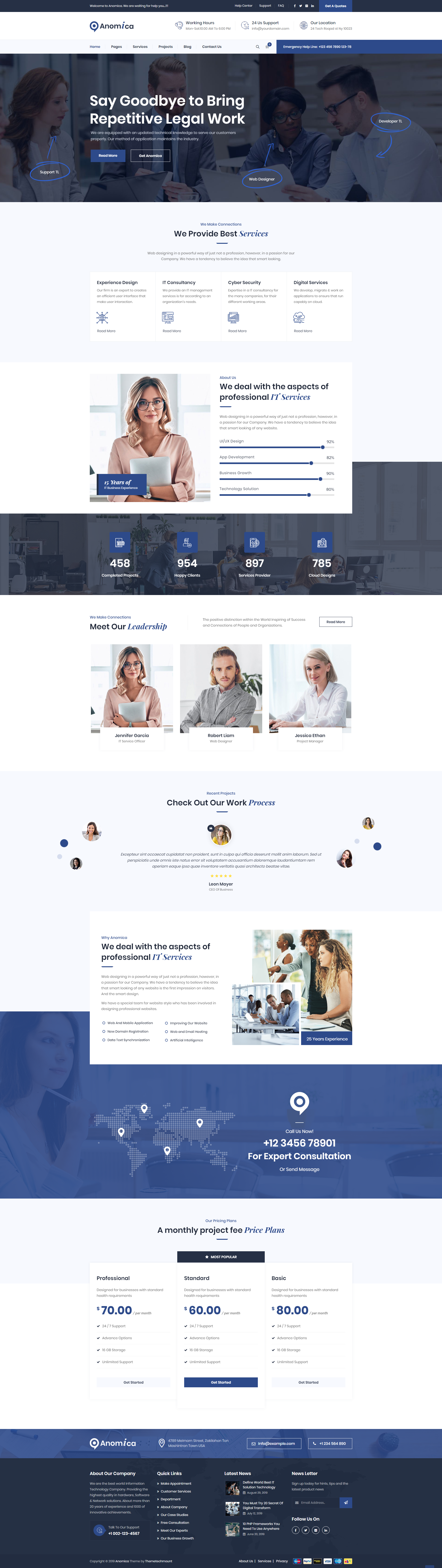 Anomica - IT Solutions and Services WordPress Theme by ThemetechMount