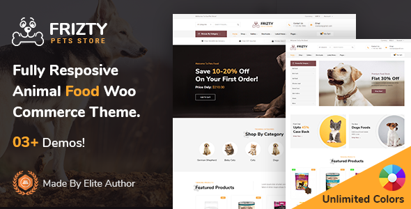 Frizty – Pet Shop WooCommerce Theme