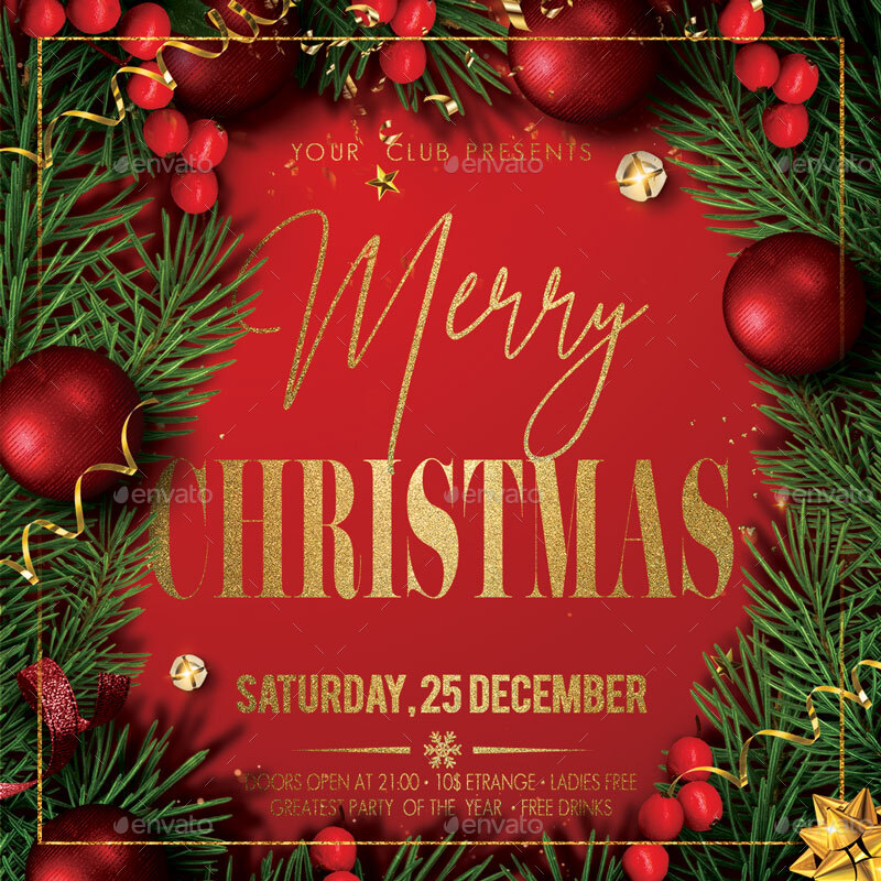 Christmas Flyer, Print Templates | GraphicRiver