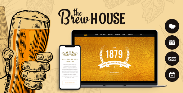 BrewHouse BreweryPubRestaurant - ThemeForest 18770858