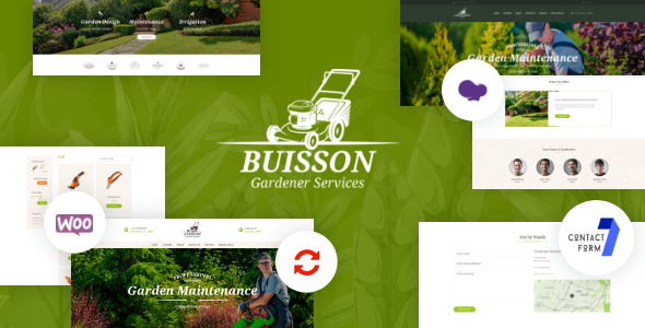 Buisson GardeningLandscaping - ThemeForest 21148837