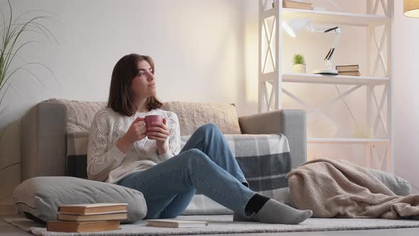 Coffee Relax Cozy Weekend Home Woman Sunday Rest alt