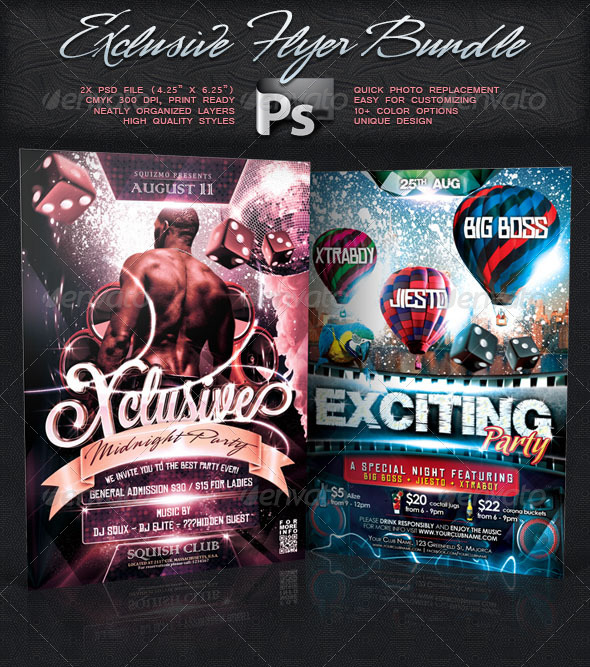 Exclusive Flyer Bundle Vol.4 - Clubs & Parties Events
