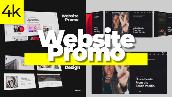 Stylish Website Promo 4K