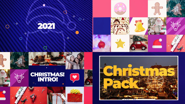 Merry Christmas Intro - VideoHive 29620343