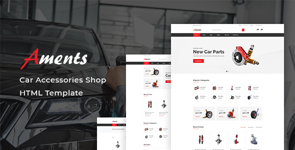 Fabulous Aments - Car Accessories Shop HTML Template