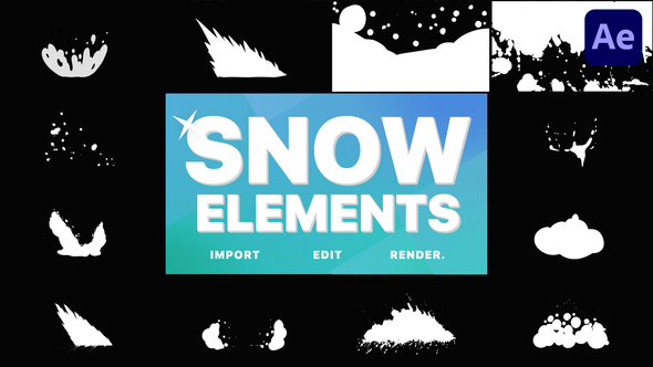 Snowy Elements - VideoHive 29621259