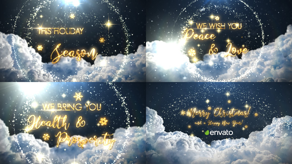 Christmas Gold Titles - VideoHive 29533370