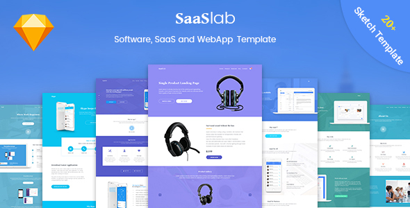 SaaSLab - Software - ThemeForest 29606846