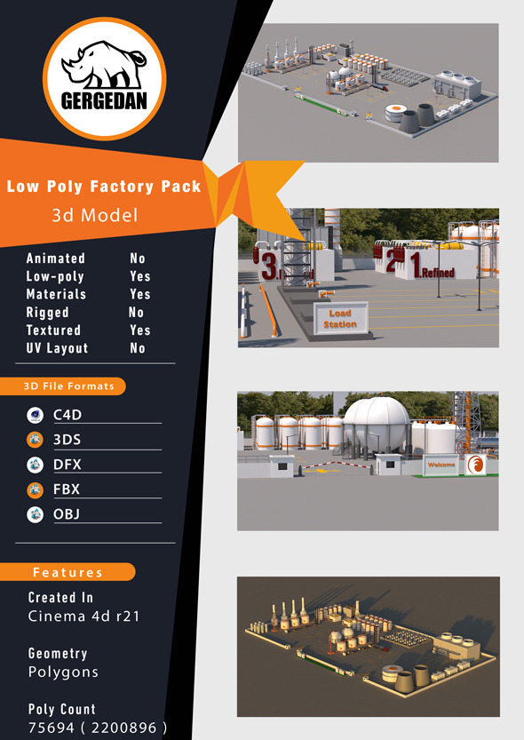 [DOWNLOAD]Low Poly Factory Pack